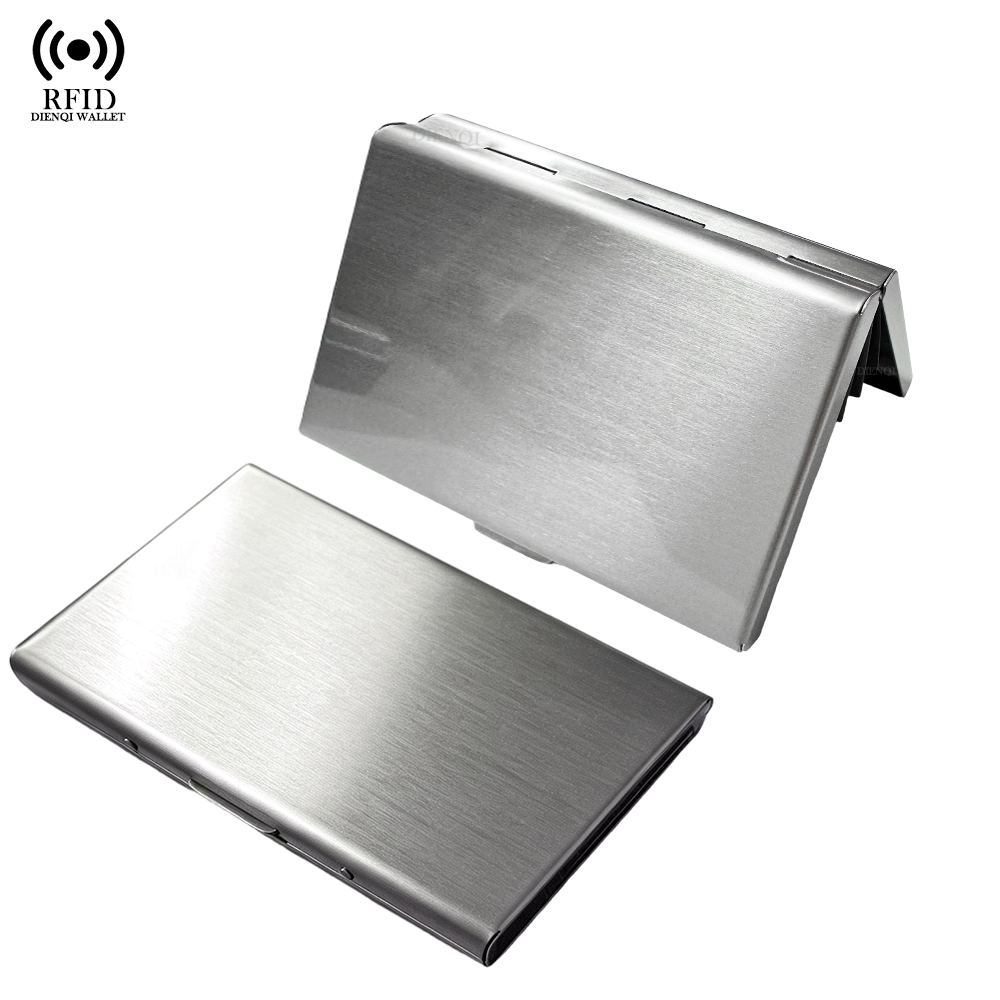 Card Holder Slim Case - ที่ใส่บัตร RFID กระเป๋าใส่บัตรเครดิต อลูมิเนียม โลหะ ความจุเยอะ