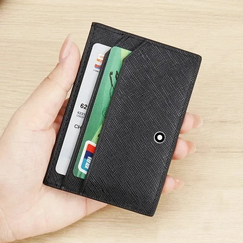 Card Holder Slim Case - กระเป๋าสตางค์ใส่บัตรธุรกิจสำหรับผู้ชาย หนัง PU ขนาดเล็ก ใส่บัตรเครดิต บัตรประชาชน