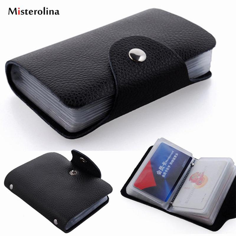 Card Holder Slim Case - ที่ใส่นามบัตร ป้องกันการโจรกรรม ที่ใส่บัตรประชาชนและบัตรเครดิต ดีไซน์แฟชั่นสำหรับผู้หญิง ใส่ได้ 12/24