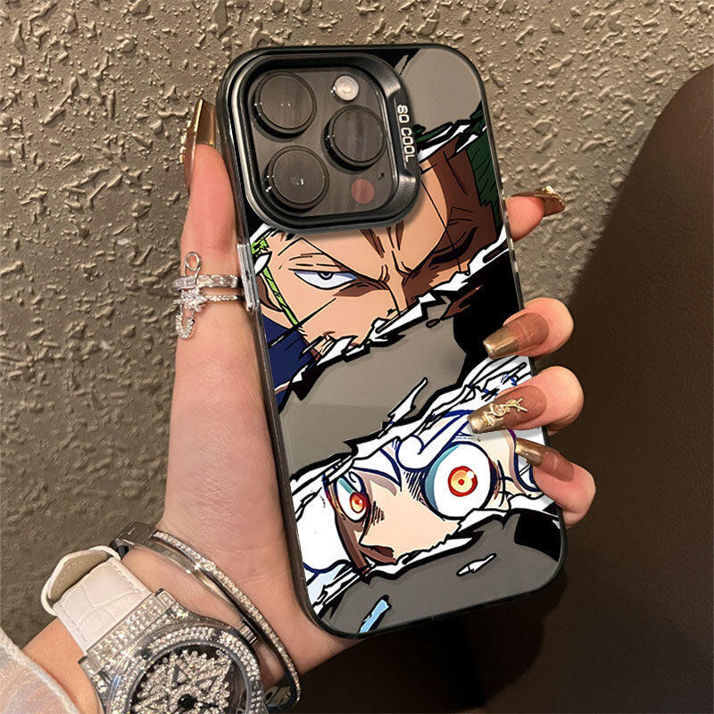 Phone Cases One Piece - เคสโทรศัพท์การ์ตูนอนิเมะวันพีซ ป้องกันการกระแทก ฝาหลังแบบมีสไตล์ ของขวัญสำหรับแฟนๆ อนิเมะ อุปกรณ์เสริมประจำวัน