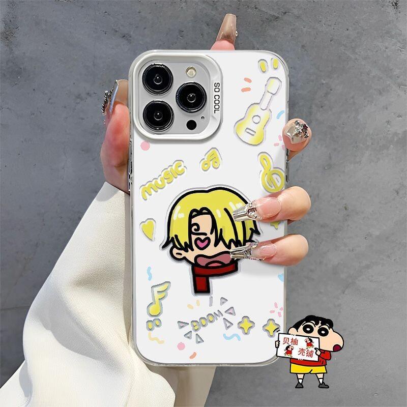 Phone Cases One Piece - เคสโทรศัพท์แบบรวมสีเงิน เหมาะสำหรับ iPhone 16 17 ของขวัญสำหรับผู้ชายและผู้หญิง