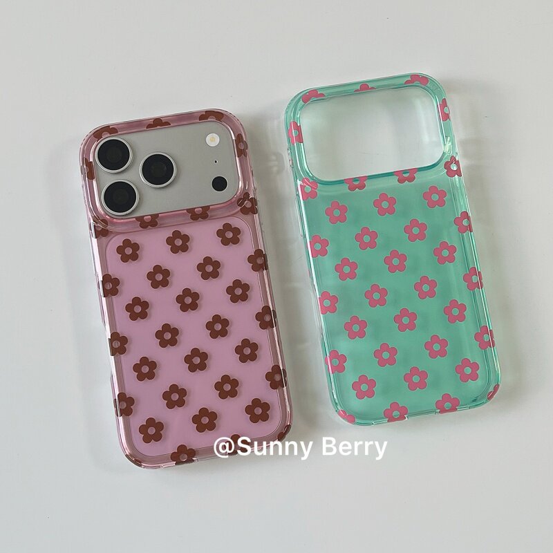Phone Cases Korea - เคสโทรศัพท์ลายดอกไม้สีสันสดใสสไตล์เกาหลีสำหรับ iPhone 18 17 Air 16