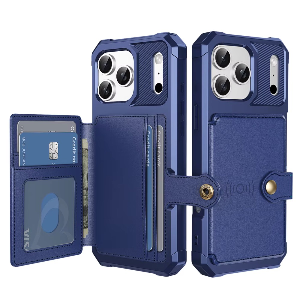 Card Holder Slim Case - เคสโทรศัพท์แบบกระเป๋าใส่บัตรสำหรับ Apple iPhone 18 17 Air
