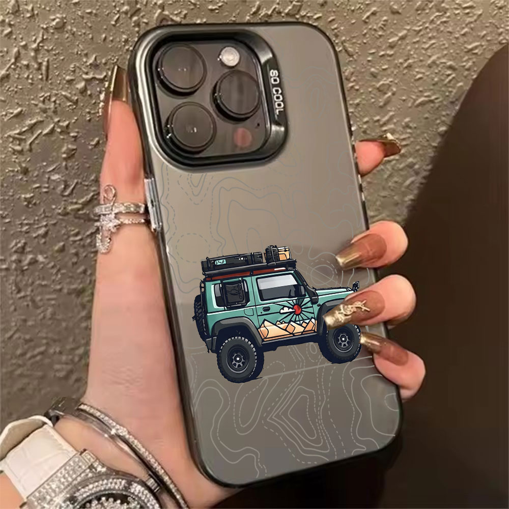 Apple Iphone 16 - เคสโทรศัพท์ลายรถยนต์เรียบง่าย สำหรับ iPhone 17 Air 16