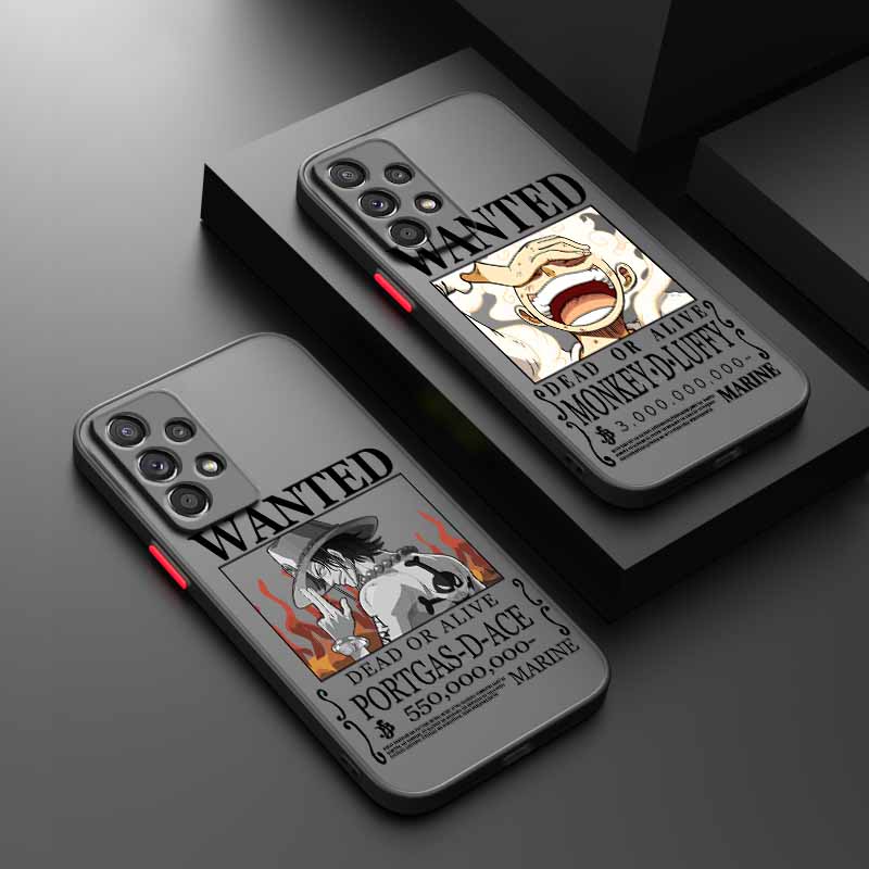 Phone Cases One Piece - เคสโทรศัพท์ลายอนิเมะน่ารักสำหรับ Samsung A56 A55 A54 A53
