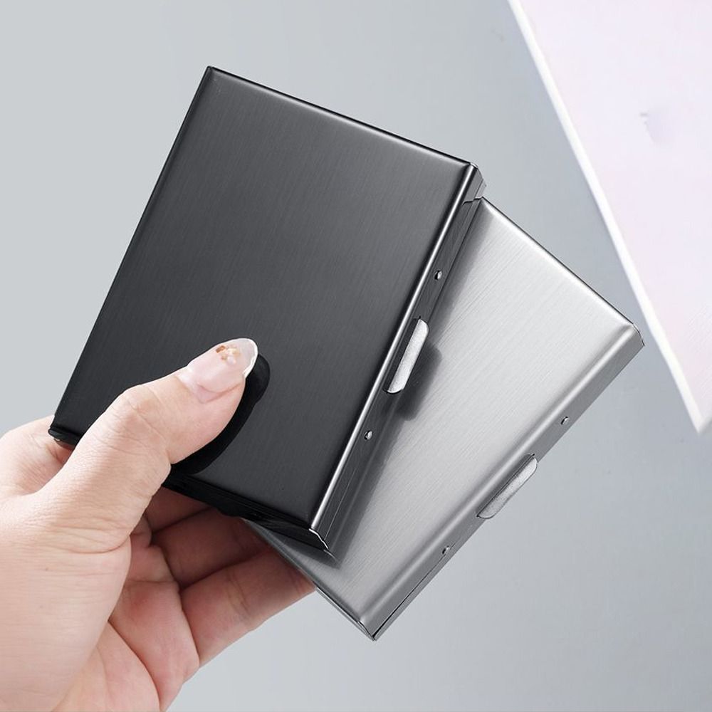 Slim Card Slot Case - ที่ใส่บัตรเครดิตแบบบาง 6/10 ช่อง วัสดุสแตนเลส ป้องกัน RFID