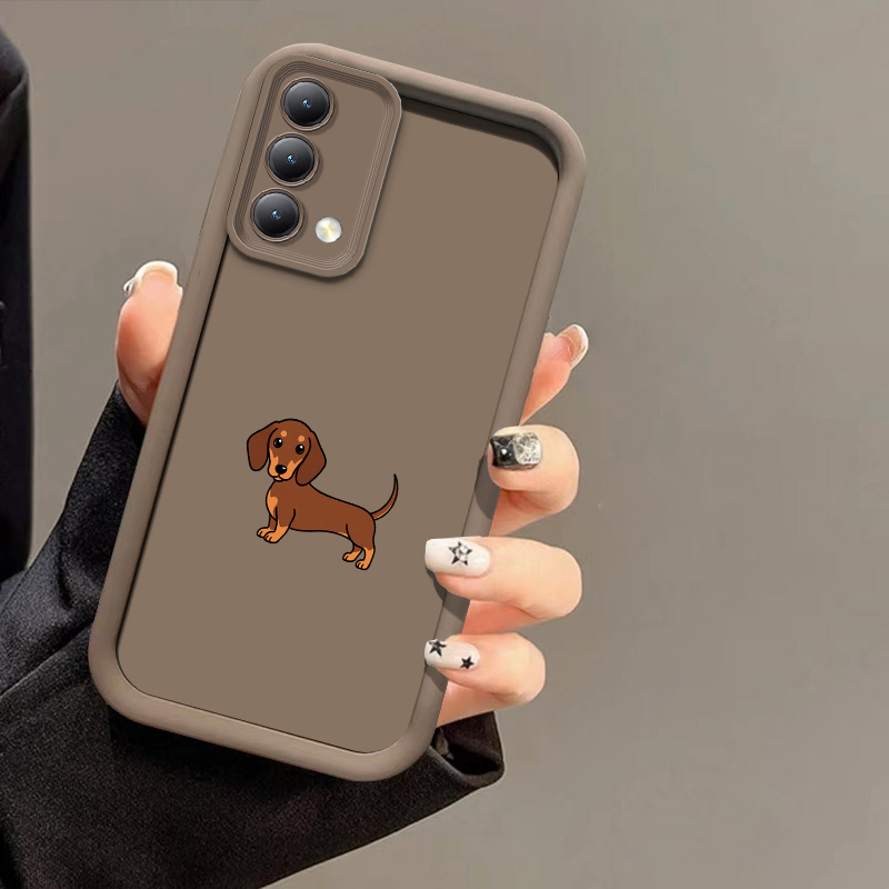 Realme C67 - เคสโทรศัพท์ลายสุนัขดัชชุนด์ สำหรับ OPPO Realme C100i C85