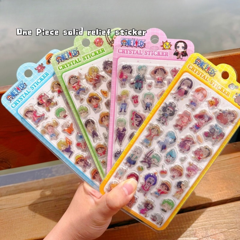 Phone Cases One Piece - สติกเกอร์นูนลายวันพีซ มังกี้ ดี ลูฟี่ โรโรโนอา โซโร