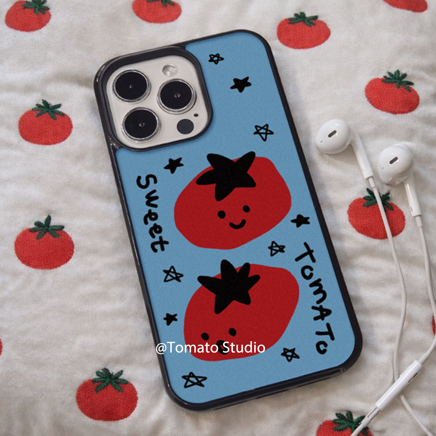 Phone Cases Korea - เคสโทรศัพท์ลายกราฟฟิตี้มะเขือเทศสไตล์เกาหลี น่ารัก สำหรับ iPhone 17 Air
