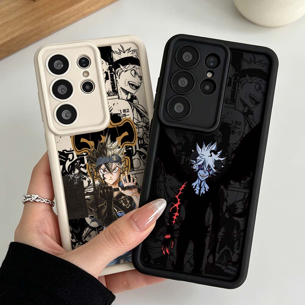 Phone Cases Galaxy S26 Ultra - เคสโทรศัพท์ลาย Black Clover สุดเท่ สำหรับ Samsung