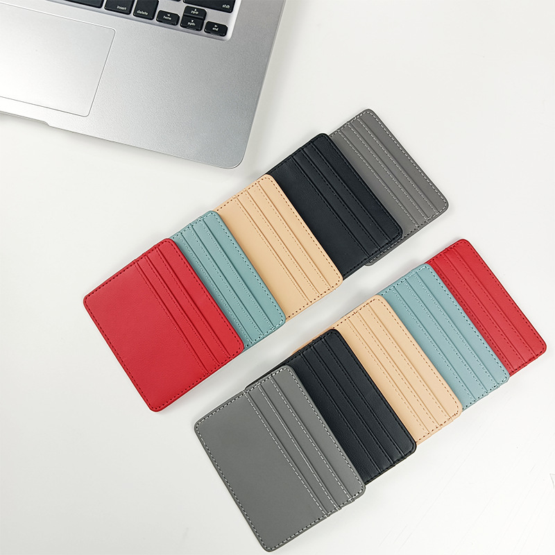 ซองใส่บัตรหนัง PU - ที่ใส่บัตร - Slim Card Slot Case บทวิจารณ์และราคา