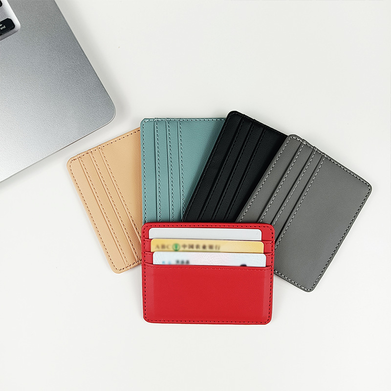 ซองใส่บัตรหนัง PU - ที่ใส่บัตร - Slim Card Slot Case บทวิจารณ์และราคา