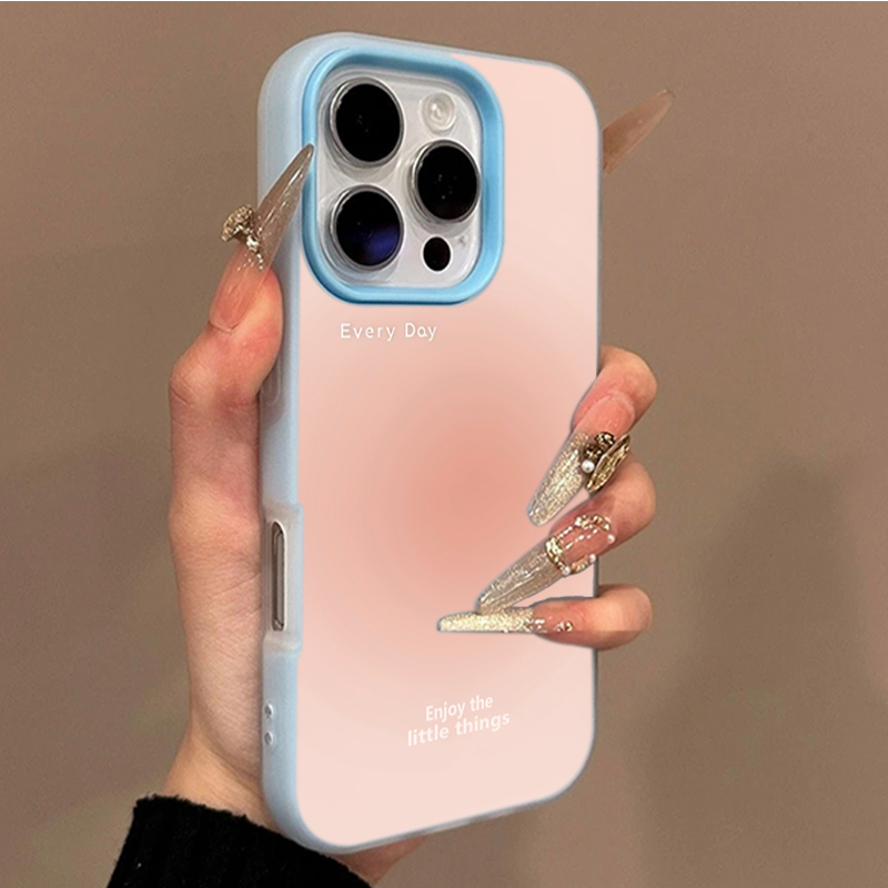 เคสโทรศัพท์ลายไล่เฉดสีชมพูสำหร - Phone Cases Xs Iphone บทวิจารณ์และราคา