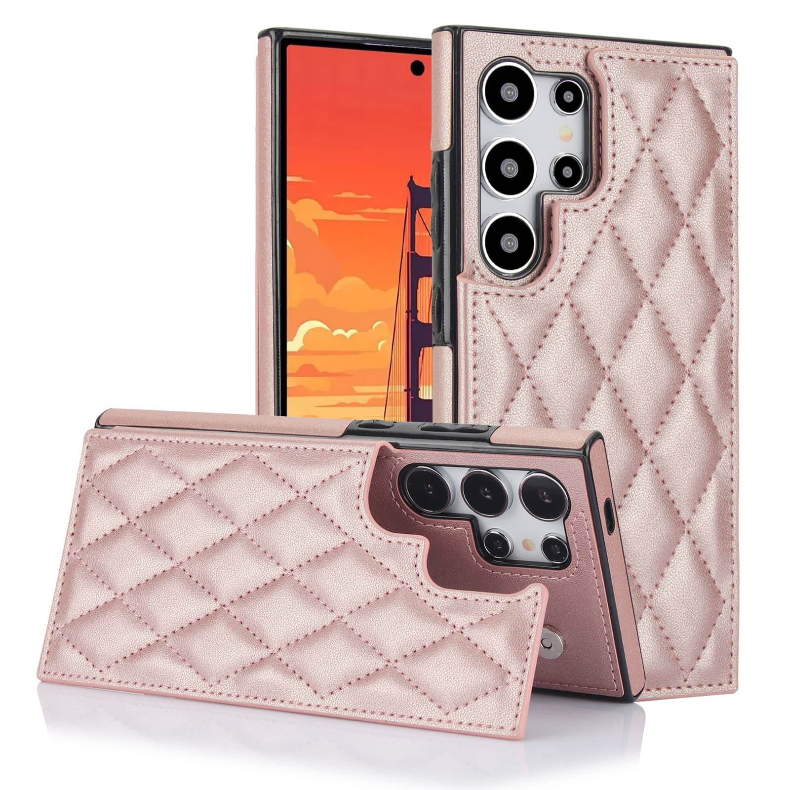 เคสสำหรับ Samsung Galaxy S25 U - Leather Folio Wallet Case บทวิจารณ์และราคา
