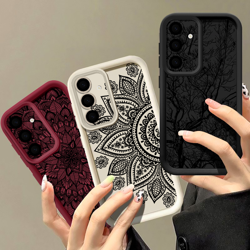 เคสลายดอกไม้สไตล์เรโทรสำหรับ S - Phone Cases Galaxy A17 บทวิจารณ์และราคา