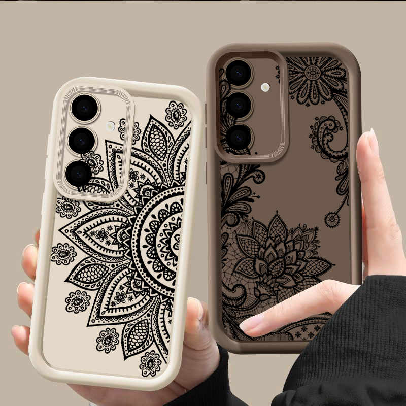 เคสลายดอกไม้สไตล์เรโทรสำหรับ S - Phone Cases Galaxy A17 บทวิจารณ์และราคา