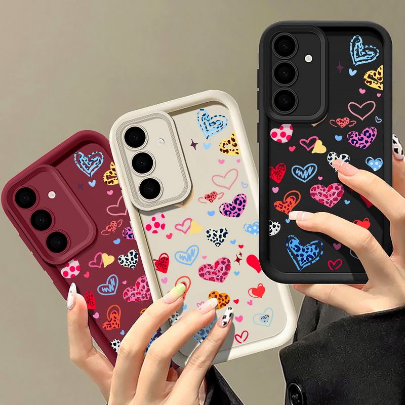 เคสโทรศัพท์ลายหัวใจสีสันสดใสสำ - Phone Cases Galaxy A17 บทวิจารณ์และราคา