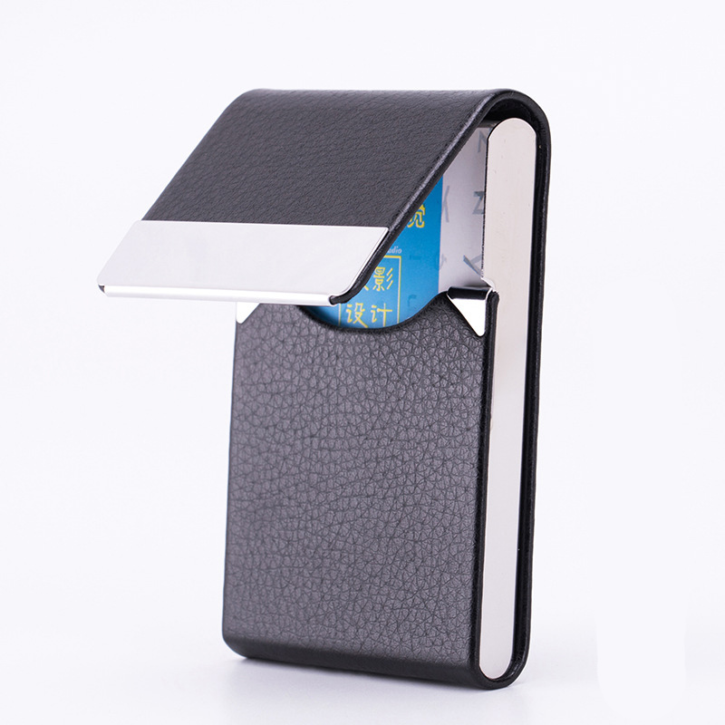 1 PC ผู้ถือบัตรธุรกิจกรณี Man  - Card Holder Slim Case บทวิจารณ์และราคา
