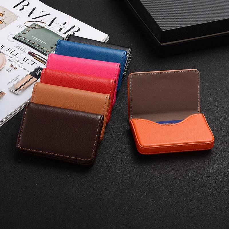 2026 ที่ใส่นามบัตรหนัง PU พร้อ - Card Holder Slim Case บทวิจารณ์และราคา