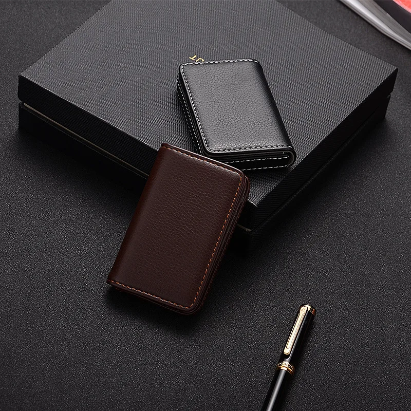 2026 ที่ใส่นามบัตรหนัง PU พร้อ - Card Holder Slim Case บทวิจารณ์และราคา