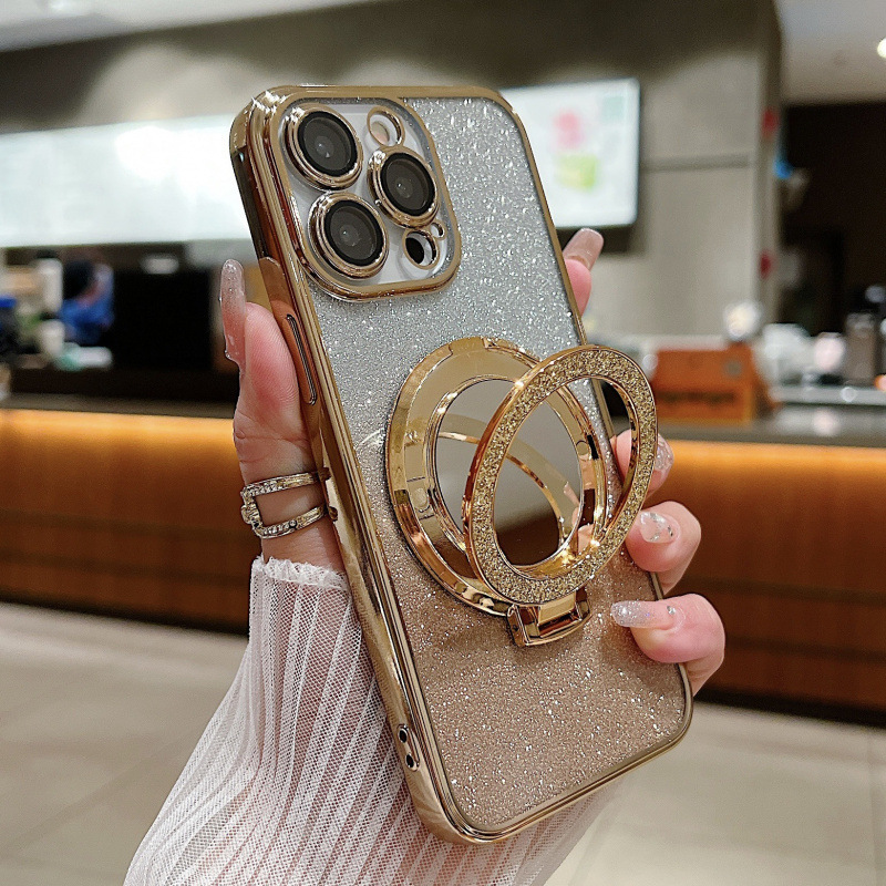 เคสโทรศัพท์แบบกระจกกลิตเตอร์พร - Phone Cases Vogue บทวิจารณ์และราคา