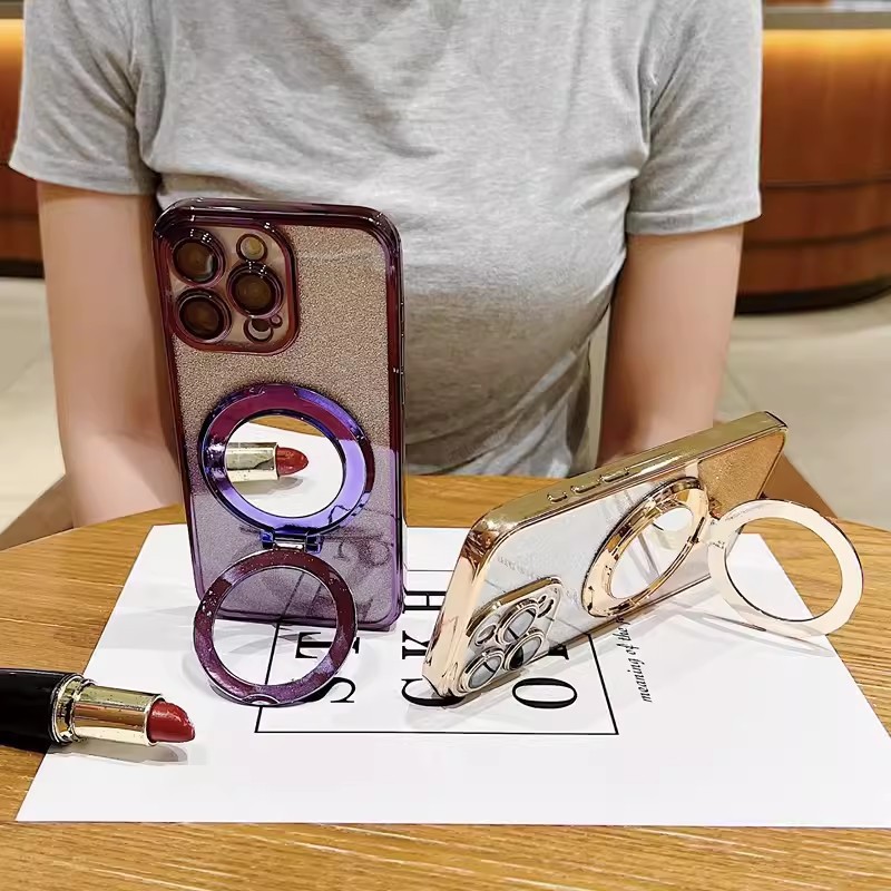 เคสโทรศัพท์แบบกระจกกลิตเตอร์พร - Phone Cases Vogue บทวิจารณ์และราคา