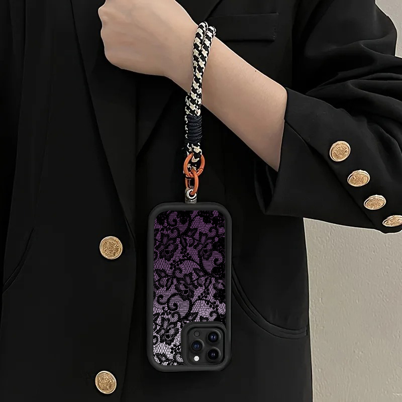 เคสโทรศัพท์แบบสายคล้องลูกไม้สี - Phone Cases With Loop บทวิจารณ์และราคา
