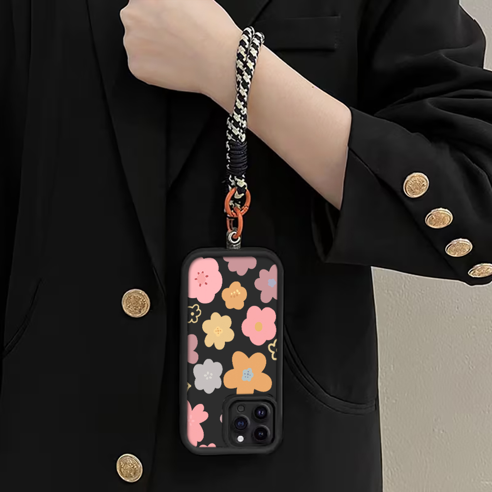 เคสโทรศัพท์สายคล้องลายดอกไม้มา - Phone Cases With Loop บทวิจารณ์และราคา
