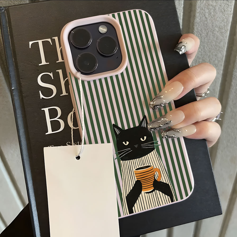 เคสโทรศัพท์ลายแมวตลกพร้อมลายลิ - Phone Cases Xs Iphone บทวิจารณ์และราคา