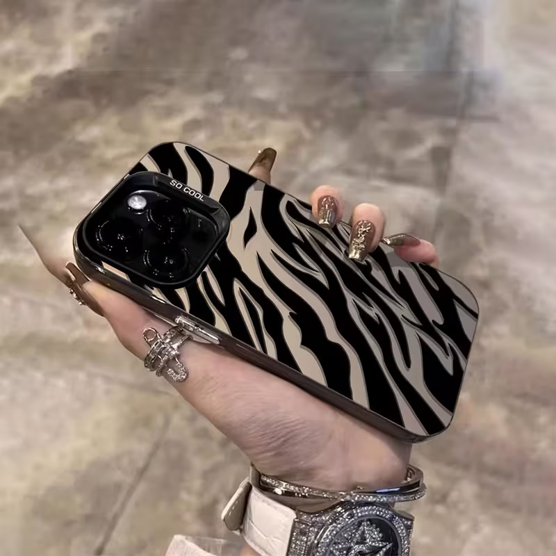 เคสกันกระแทก IMD ลายม้าลายสีดำ - Phone Cases Xs Iphone บทวิจารณ์และราคา