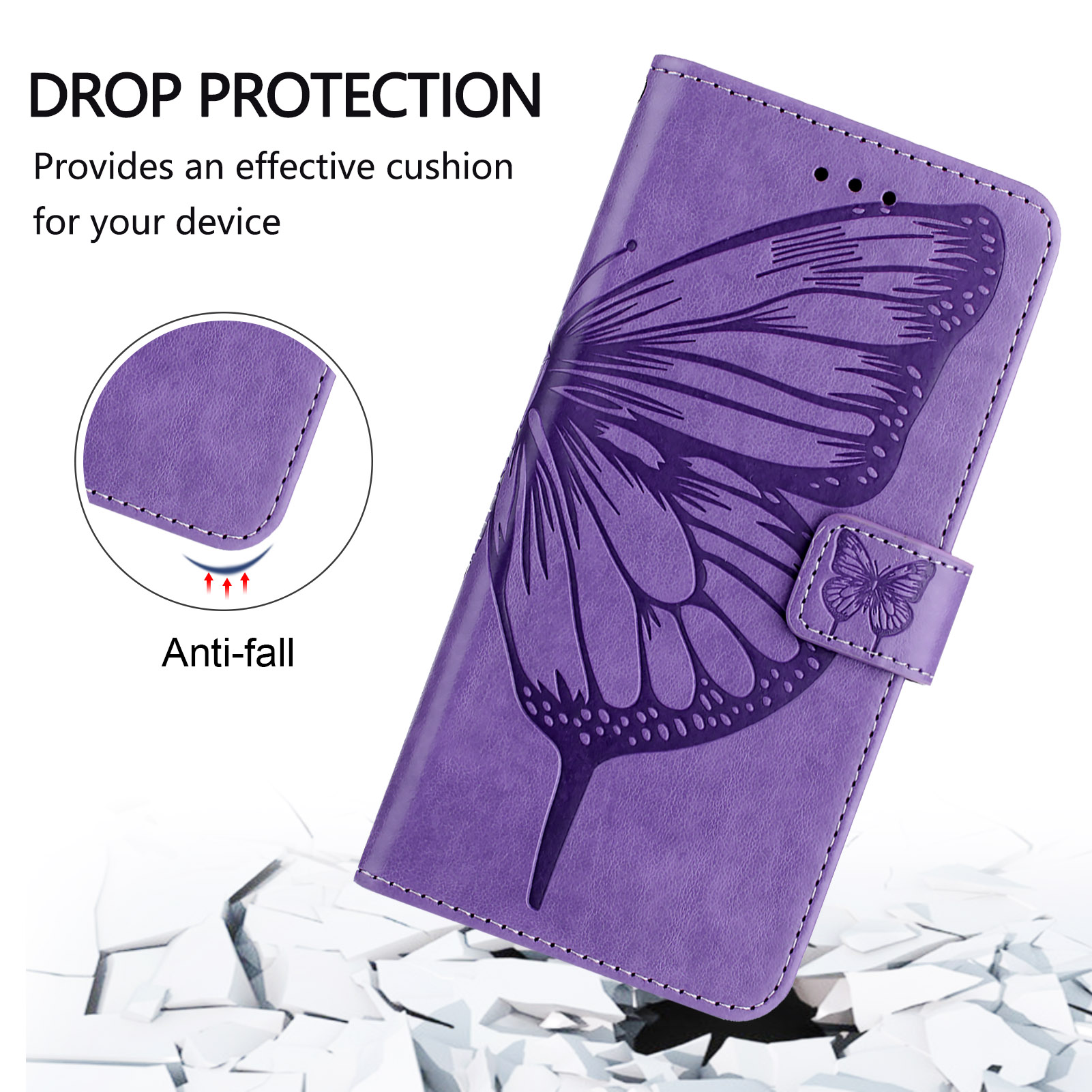 เคสโทรศัพท์หนังหรูหราสำหรับ ZT - Leather Folio Wallet Case บทวิจารณ์และราคา
