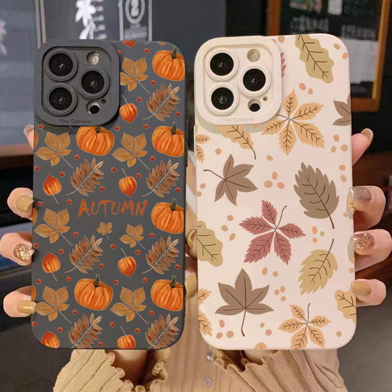 เคสโทรศัพท์ลายใบเมเปิลสไตล์เรโ - Phone Cases Galaxy S23 บทวิจารณ์และราคา