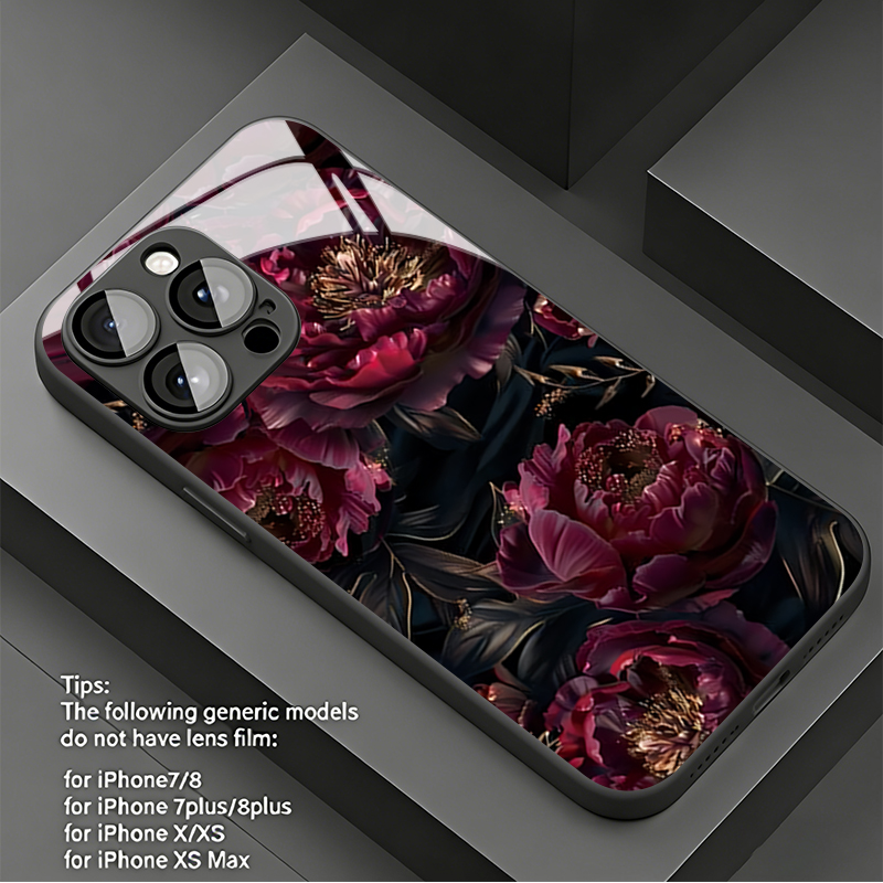 เคสโทรศัพท์กระจกนิรภัยลายกุหลา - Phone Cases Vogue บทวิจารณ์และราคา