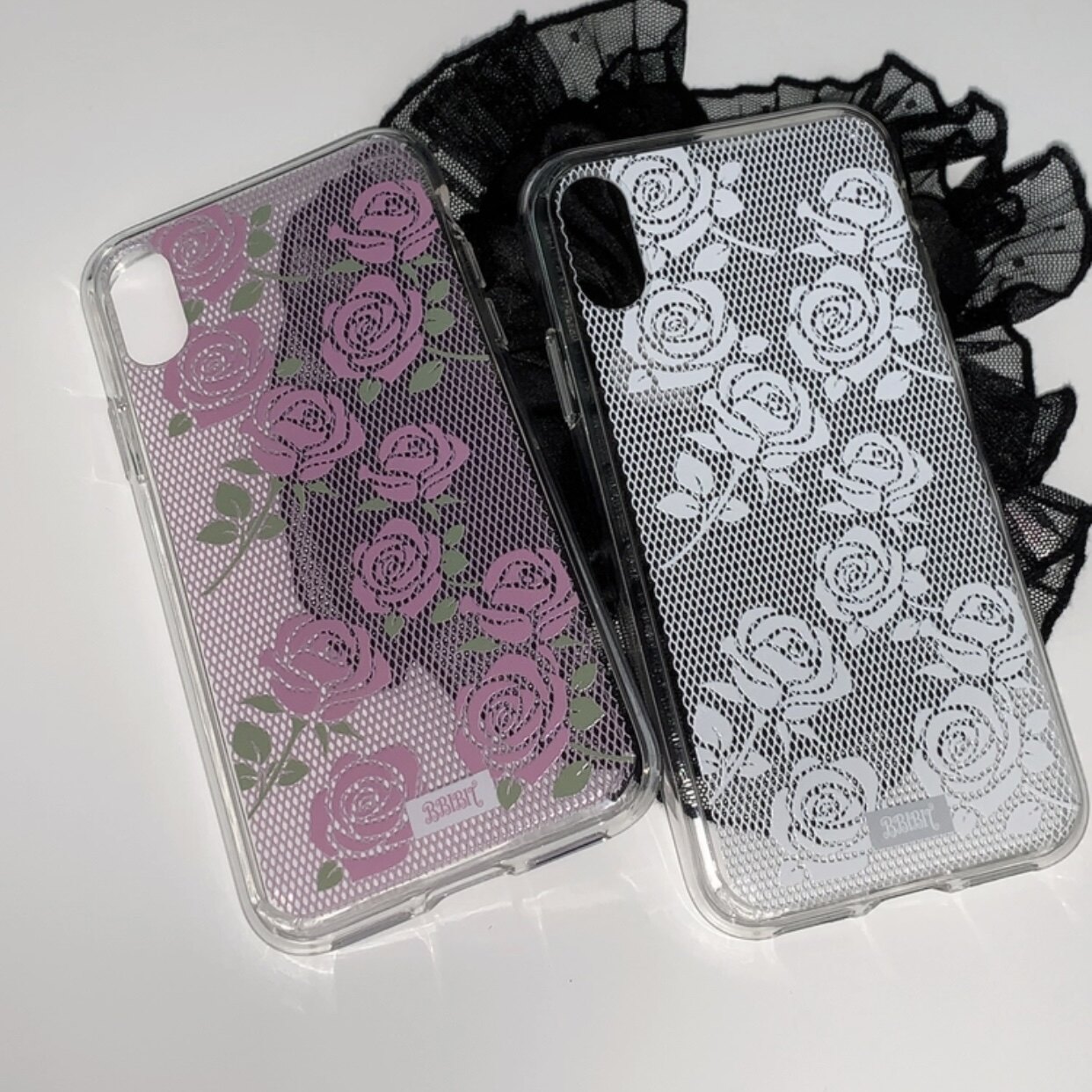 เคสโทรศัพท์ลายลูกไม้กุหลาบหลาก - Phone Cases Korea บทวิจารณ์และราคา