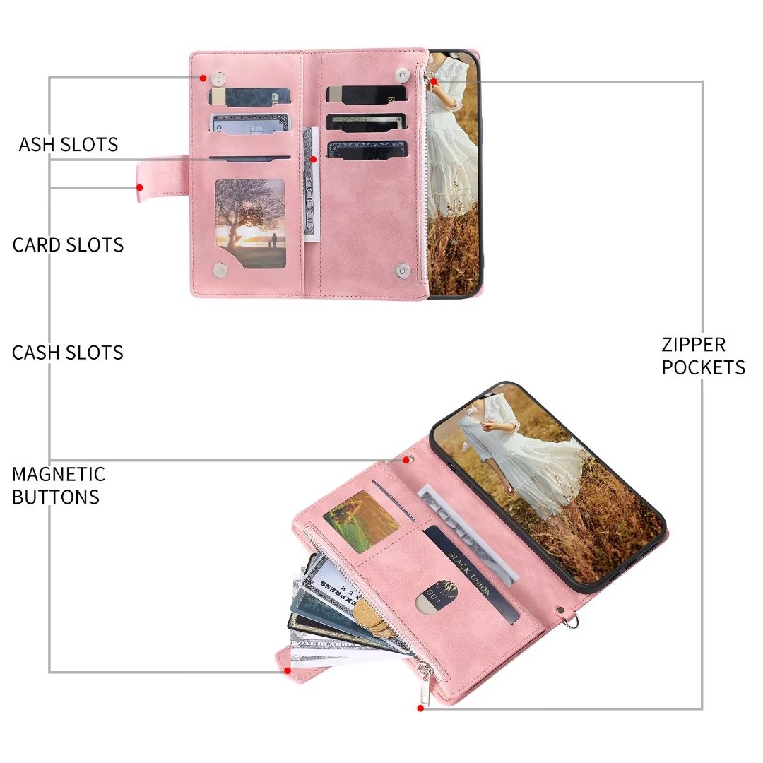 สำหรับ MOTO One Action ขนาดเล็ - Leather Folio Wallet Case บทวิจารณ์และราคา