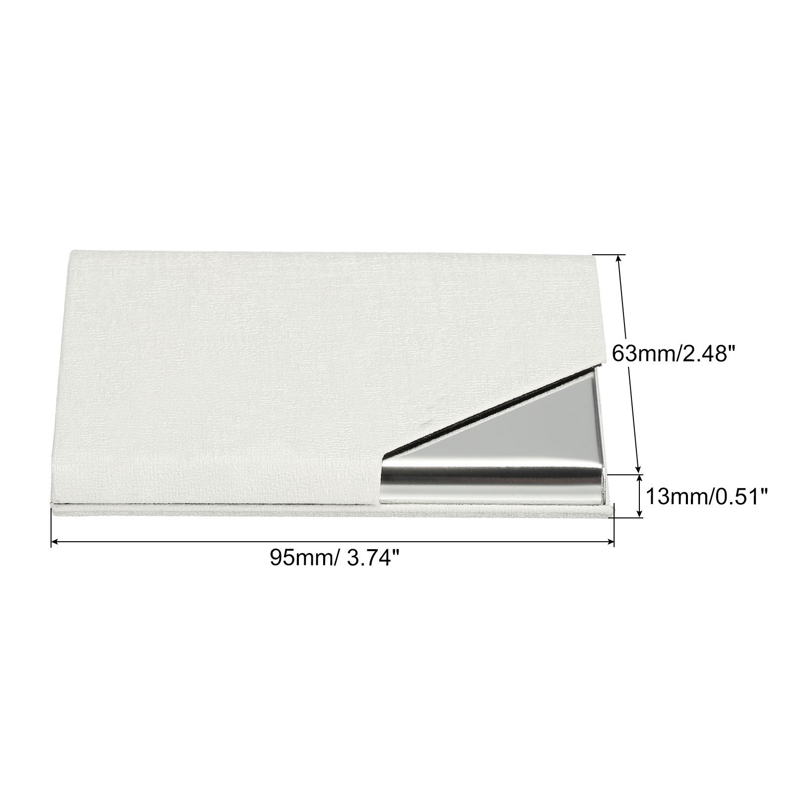 1/2 ชิ้นซองใส่บัตรหนัง PU แบบพ - Card Holder Slim Case บทวิจารณ์และราคา