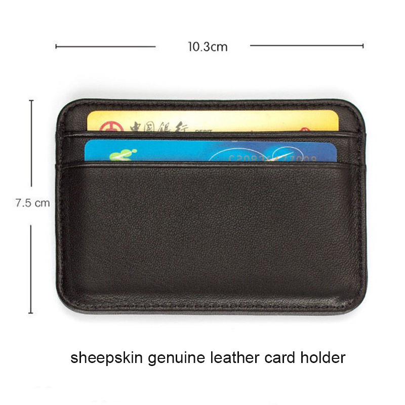 ที่ใส่บัตรหนังแท้สำหรับผู้ชาย  - Card Holder Slim Case บทวิจารณ์และราคา