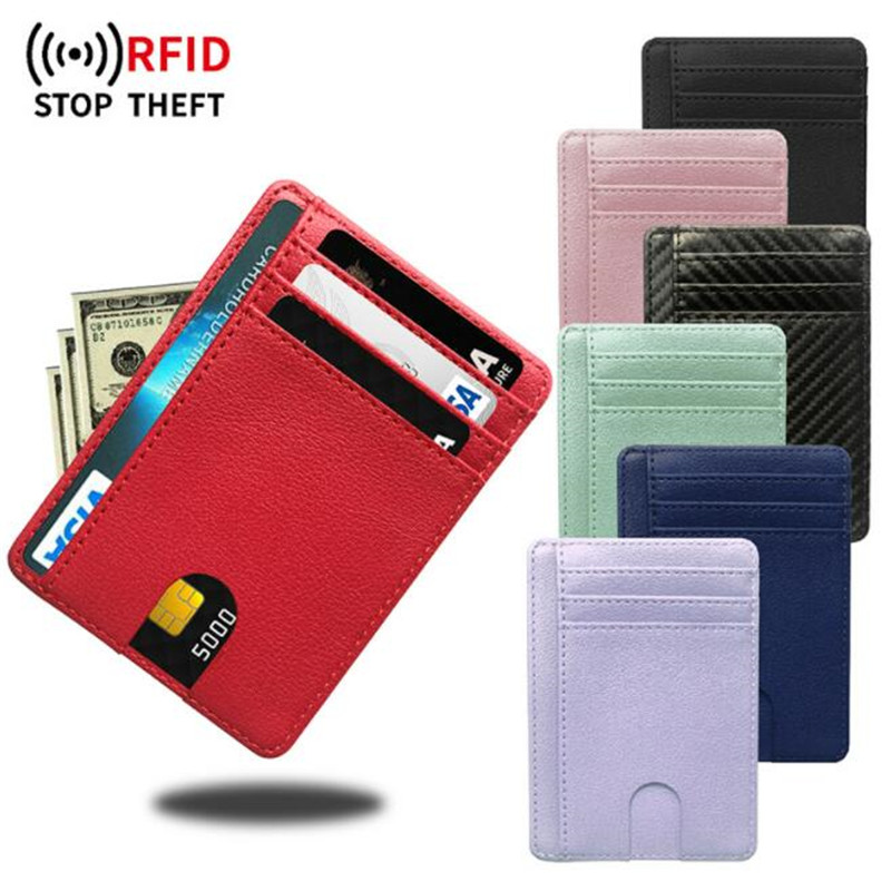 8 Slot Slim RFID Blocking กระเ - Slim Card Slot Case บทวิจารณ์และราคา