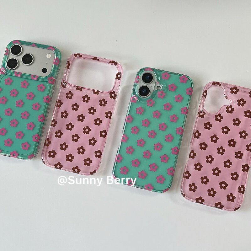เคสโทรศัพท์ลายดอกไม้สีสันสดใสส - Phone Cases Korea บทวิจารณ์และราคา