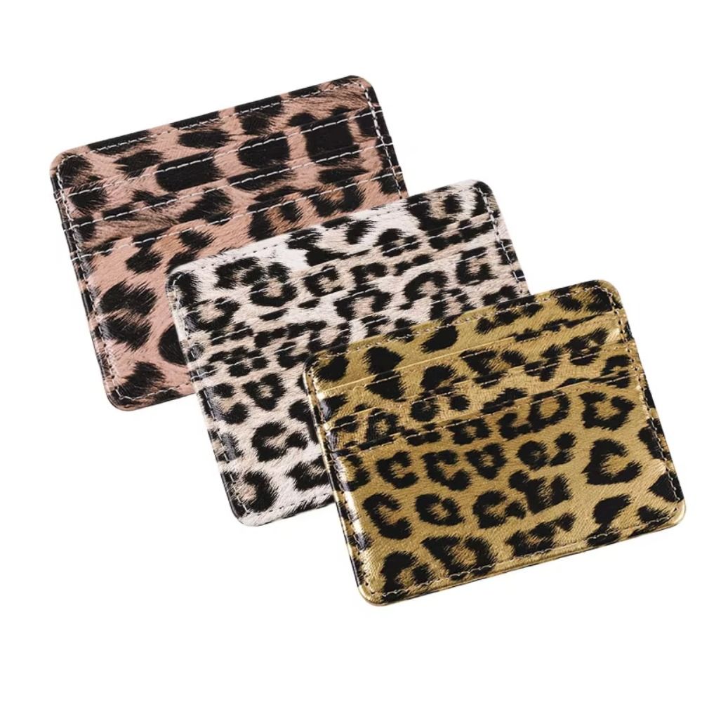 คลาสสิก PU หนังเสือดาวพิมพ์กระ - Slim Card Slot Case บทวิจารณ์และราคา