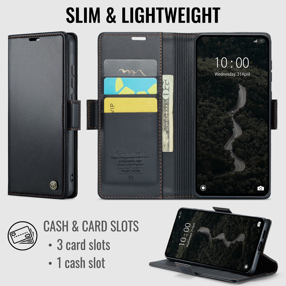 สำหรับเคส Redmi Note 17 5G/4G  - Leather Folio Wallet Case บทวิจารณ์และราคา