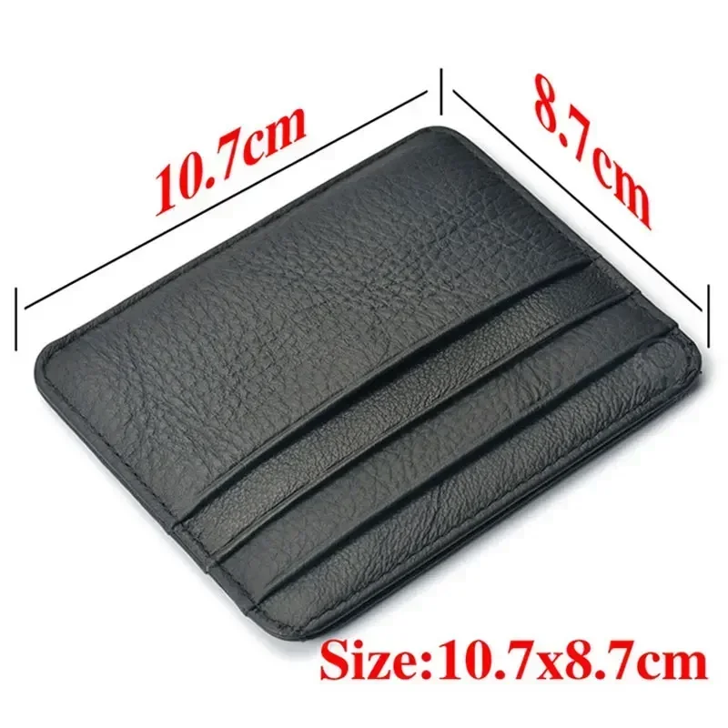 ใหม่บางของแท้หนัง MINI กระเป๋า - Slim Card Slot Case บทวิจารณ์และราคา