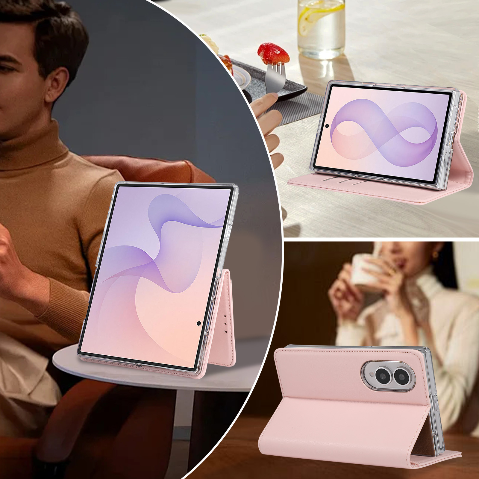 เคสหนังแบบพับได้ Flip Cards So - Card Holder Slim Case บทวิจารณ์และราคา