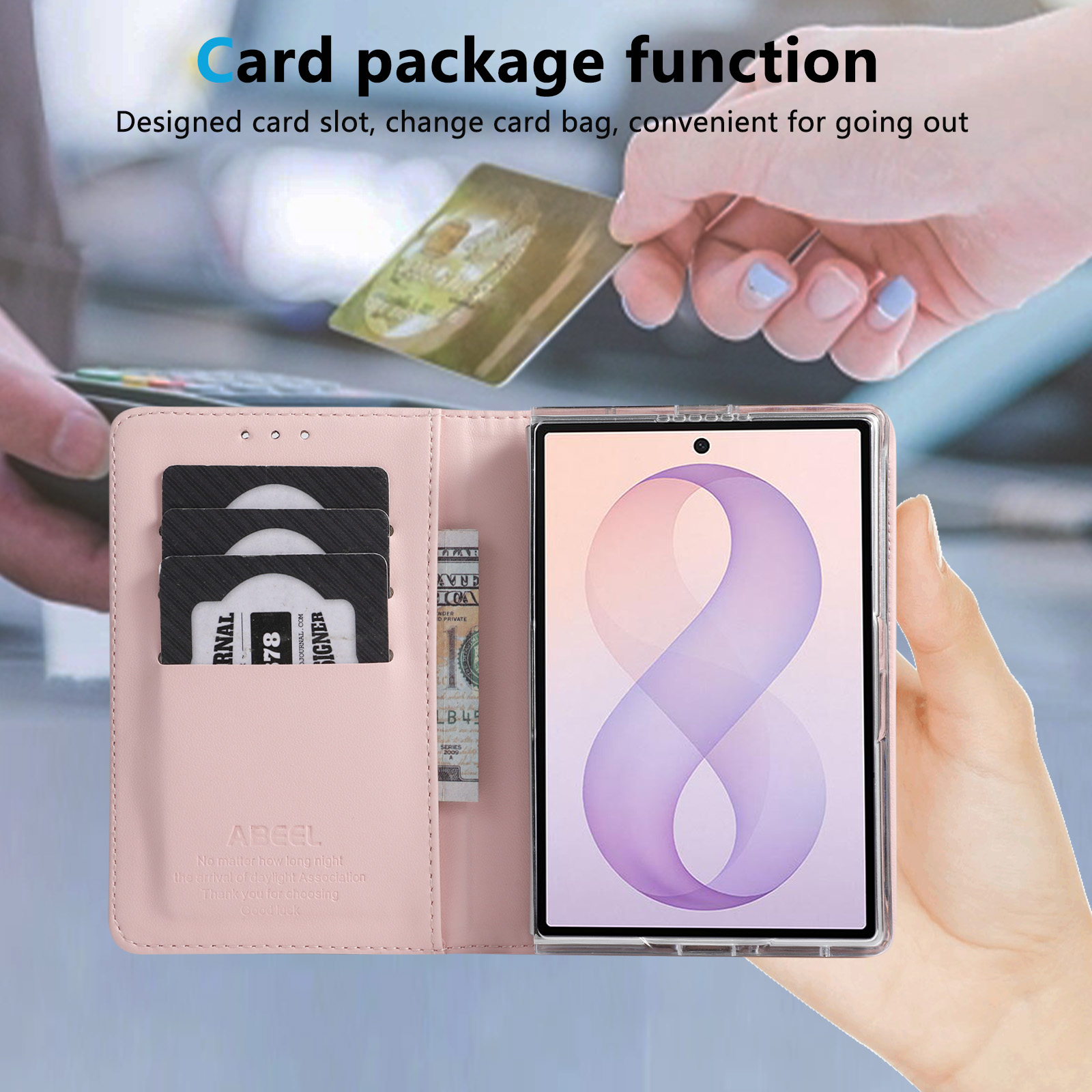 เคสหนังแบบพับได้ Flip Cards So - Card Holder Slim Case บทวิจารณ์และราคา