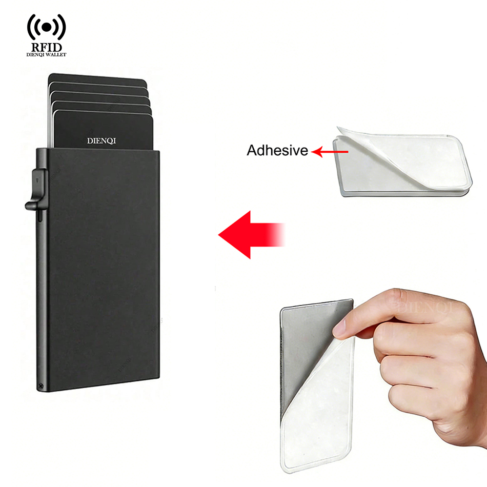 RFID ธุรกิจผู้ถือบัตรเครดิตกระ - Card Holder Slim Case บทวิจารณ์และราคา