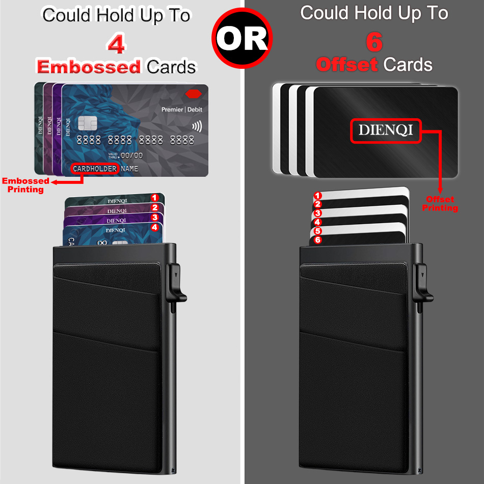 RFID ธุรกิจผู้ถือบัตรเครดิตกระ - Card Holder Slim Case บทวิจารณ์และราคา