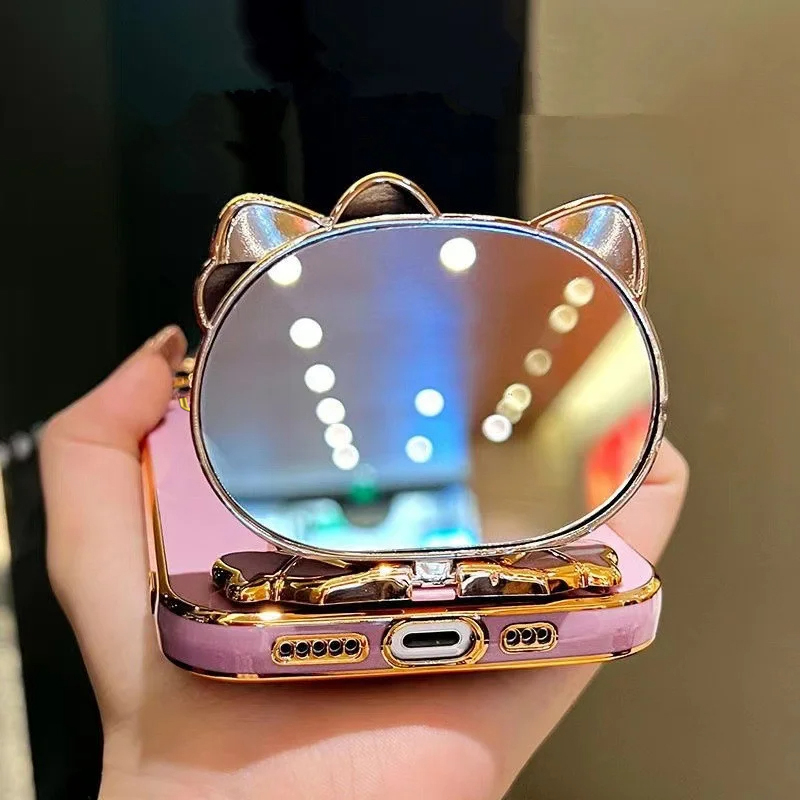 91 กระจกแต่งหน้ากระต่ายน่ารักผ - Phone Cases Vogue บทวิจารณ์และราคา
