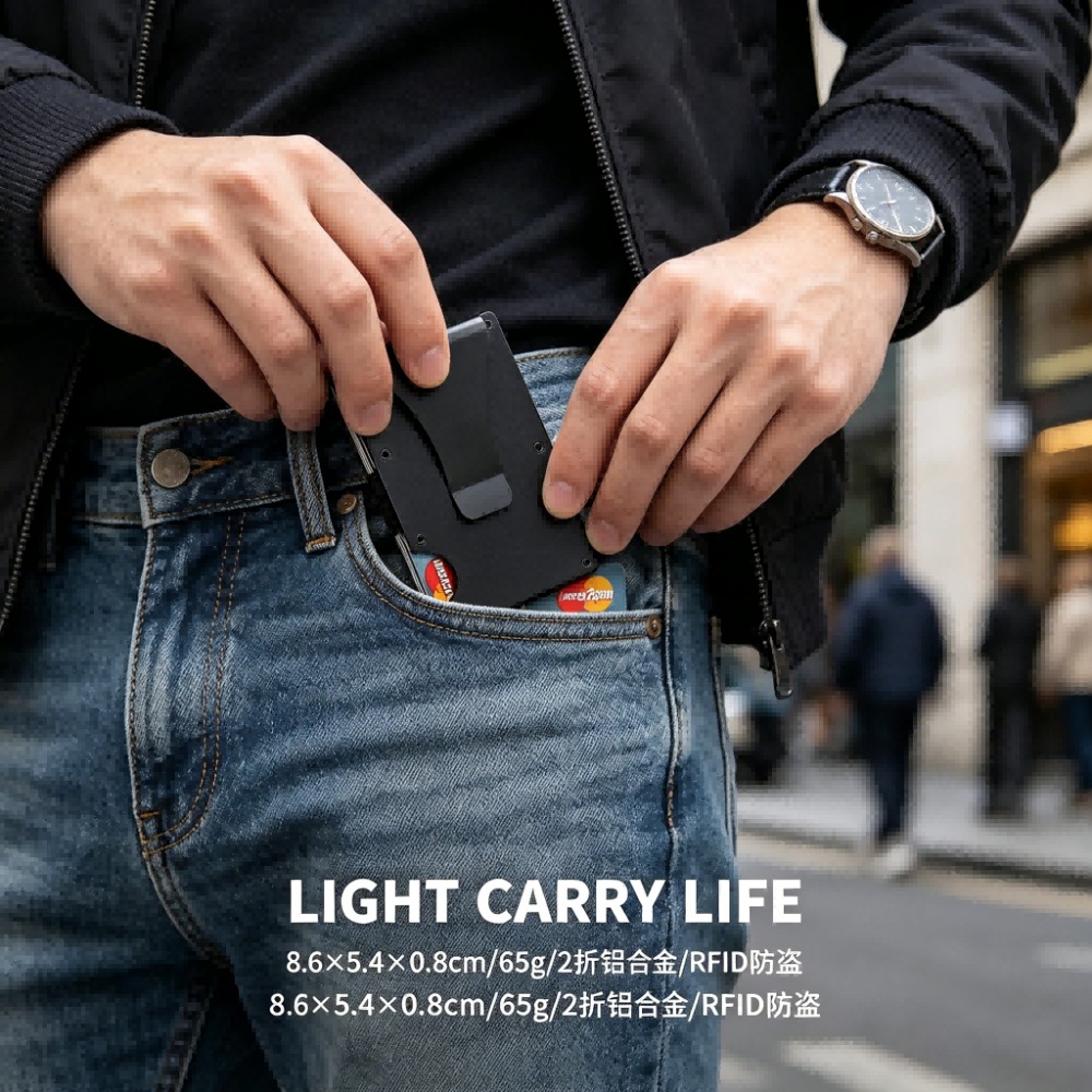 ที่ใส่บัตรป้องกัน RFID อลูมิเน - Card Holder Slim Case บทวิจารณ์และราคา