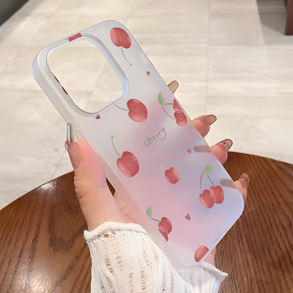 เคสโทรศัพท์ลายเชอร์รี่แบบด้านส - Matte Frosted Case บทวิจารณ์และราคา