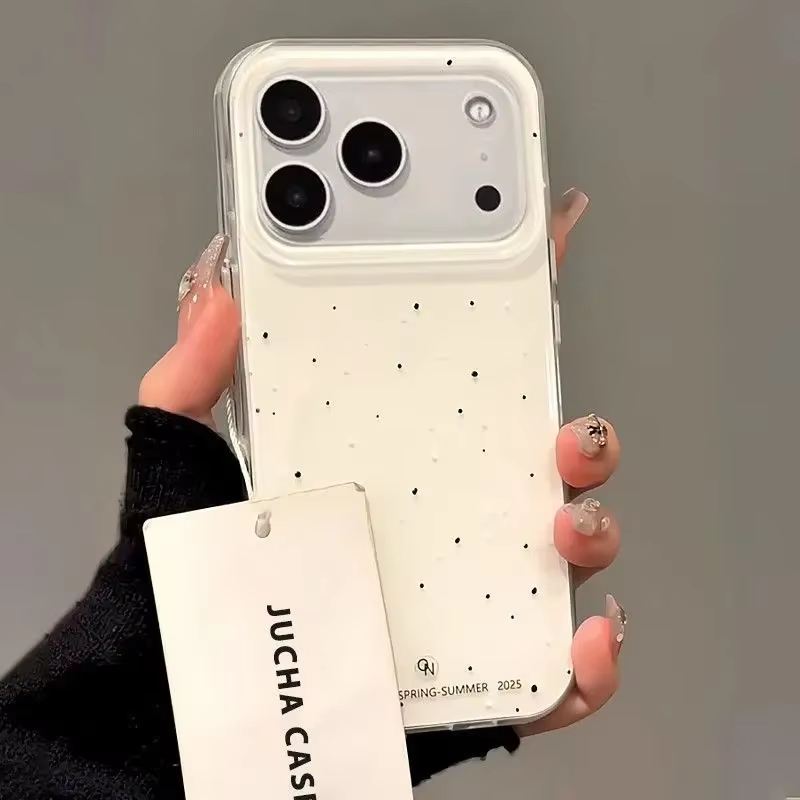 เคสโทรศัพท์ลายจุดสีขาวสไตล์เกา - Phone Cases Korea บทวิจารณ์และราคา